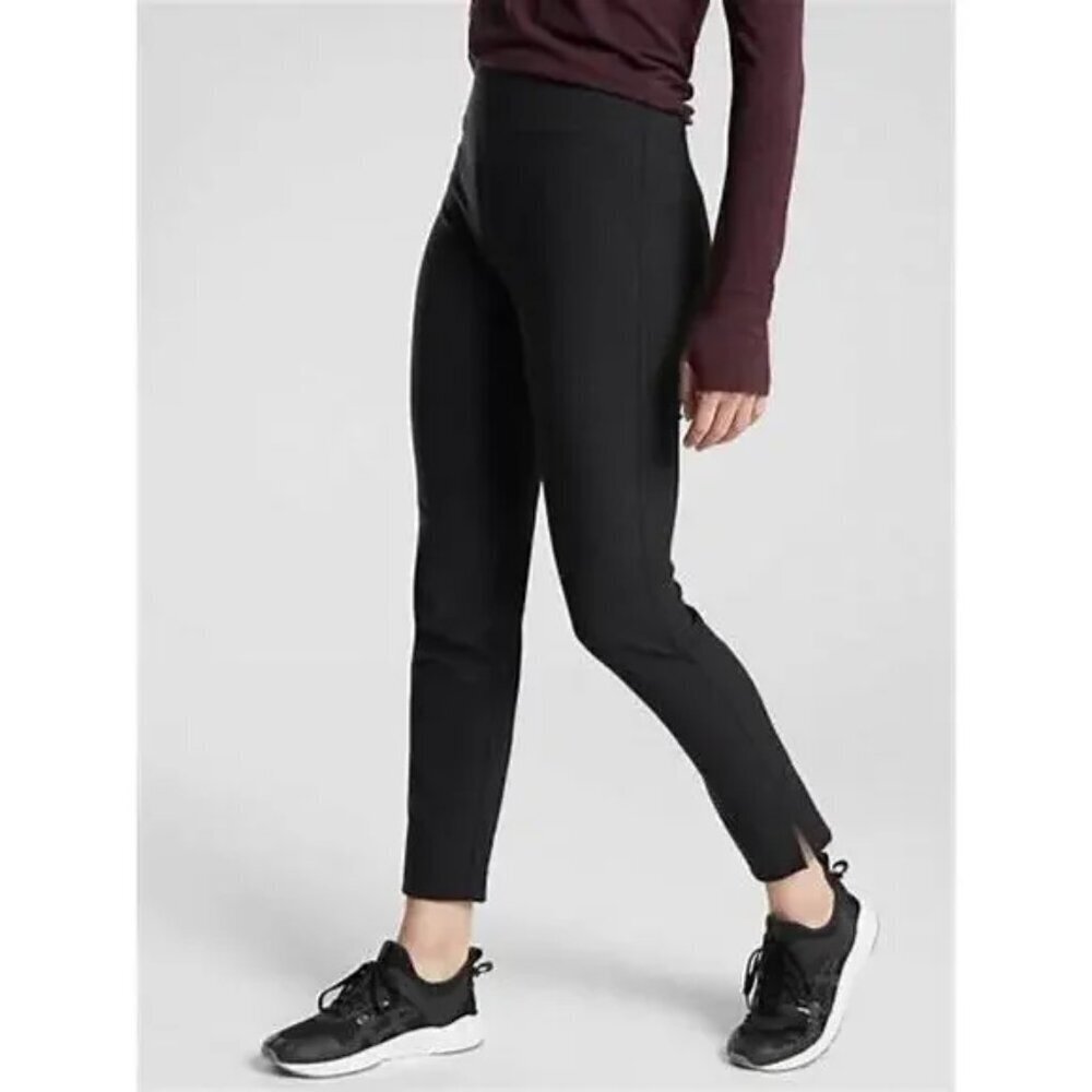 Athleta Wander Slim Ankle Black Pants